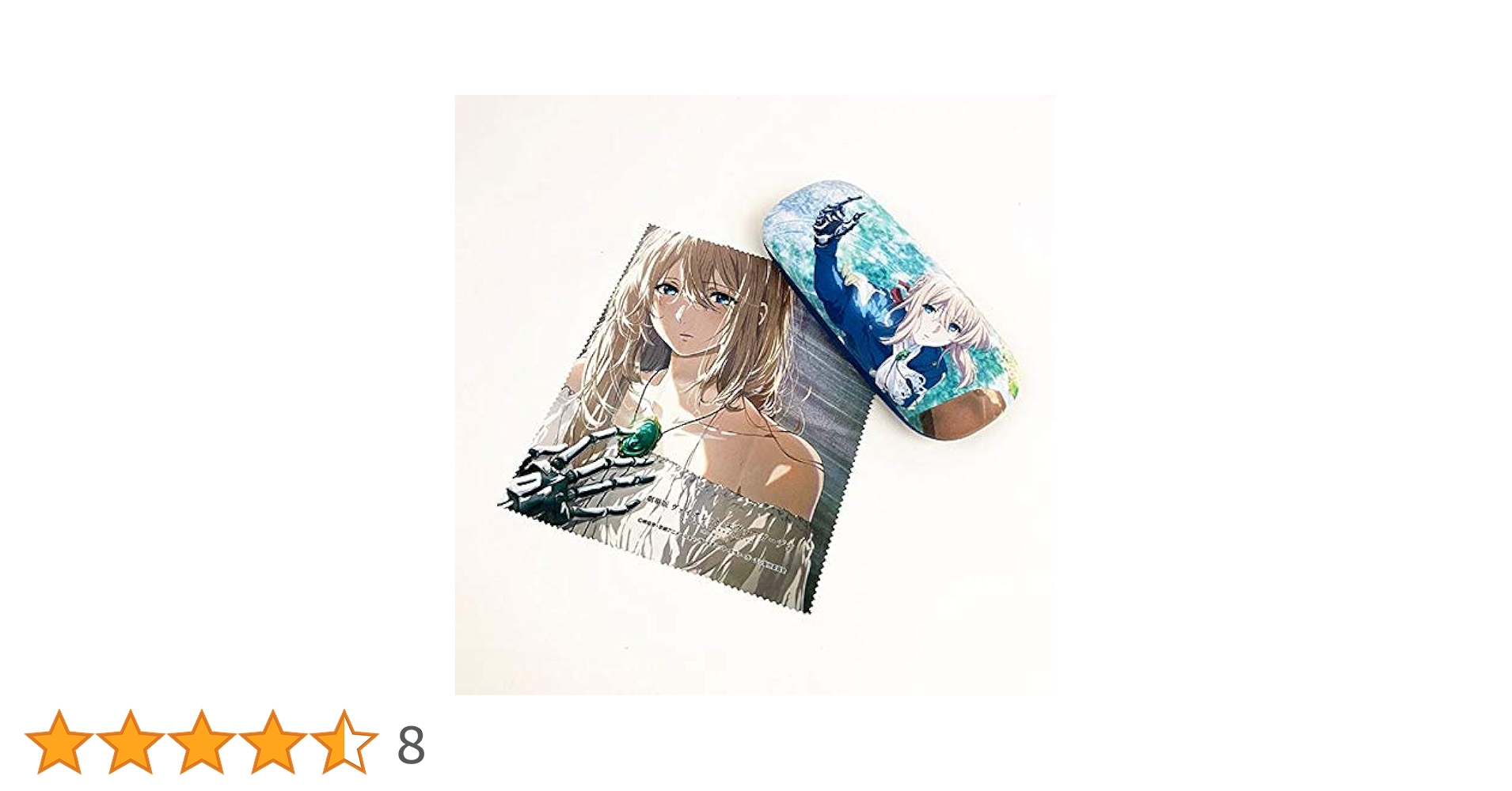 ヴァイオレットエヴァーガーデン メガネケース メガネ拭き付き グッズ-メガネケース】劇場版 ヴァイオレット・エヴァーガーデン